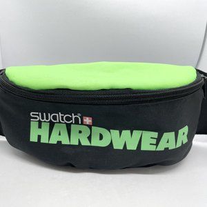 SWATCH Hardware black and neon green  Fanny Pack